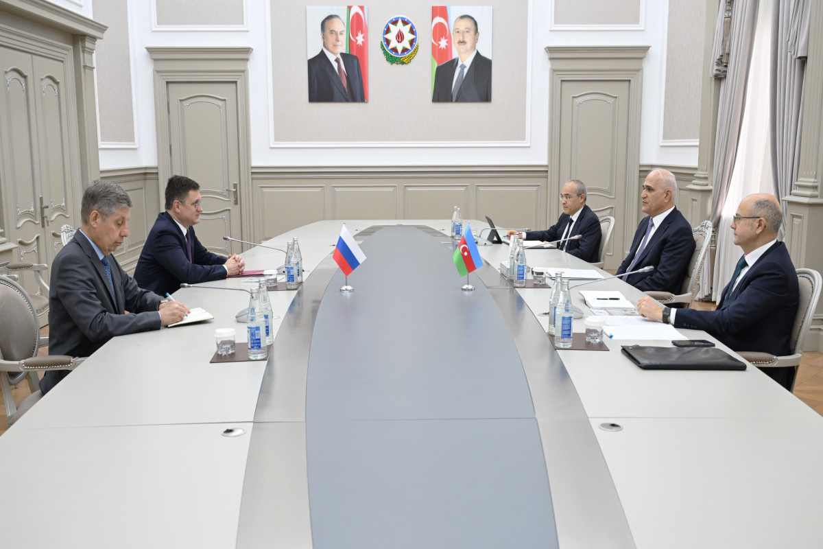 Şahin Mustafayev Aleksandr Novakla görüşüb