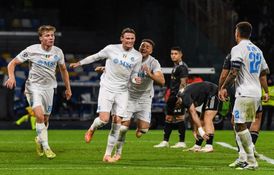 “Qarabağ” səfərdə "Napoli"yə məğlub olub
