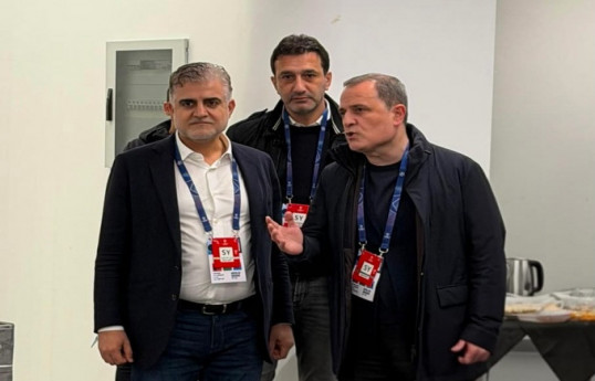 Ceyhun Bayramov İtaliyada “Napoli”-"Qarabağ" matçını izləyib