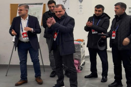 Ceyhun Bayramov “Napoli”-"Qarabağ" matçını izləyib, futbolçularla görüşüb - FOTO 
