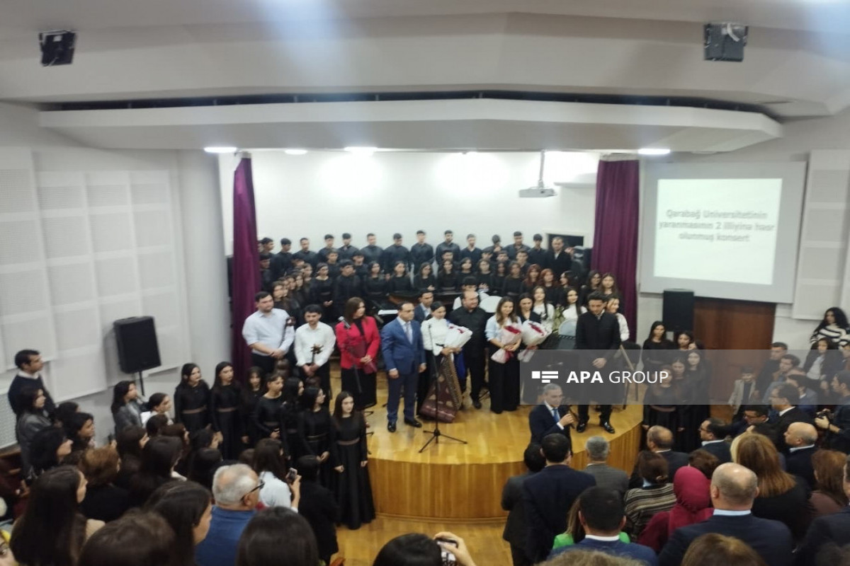 Qarabağ Universitetinin yaradılmasının 2 illiyi qeyd olunub - FOTO 