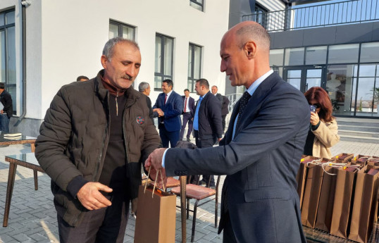 Növbəti köç karvanı Cəbrayılın Horovlu kəndinə çatıb, açarlar təqdim edilib- VİDEO  - YENİLƏNİB 