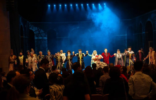 Amaliya Pənahova Dram Teatrında “Xurşidbanu Natəvan”la yad edilib - FOTO  - VİDEO 