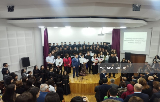 Qarabağ Universitetinin yaradılmasının 2 illiyi qeyd olunub - FOTO 