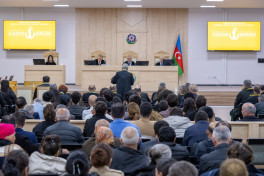 Arayik Harutyunyan və digərlərinin məhkəməsində altı təqsirləndirilən şəxsin vəkili müdafiə çıxışı edib