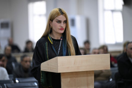 Arayik Harutyunyan və digərlərinin məhkəməsində altı təqsirləndirilən şəxsin vəkili müdafiə çıxışı edib