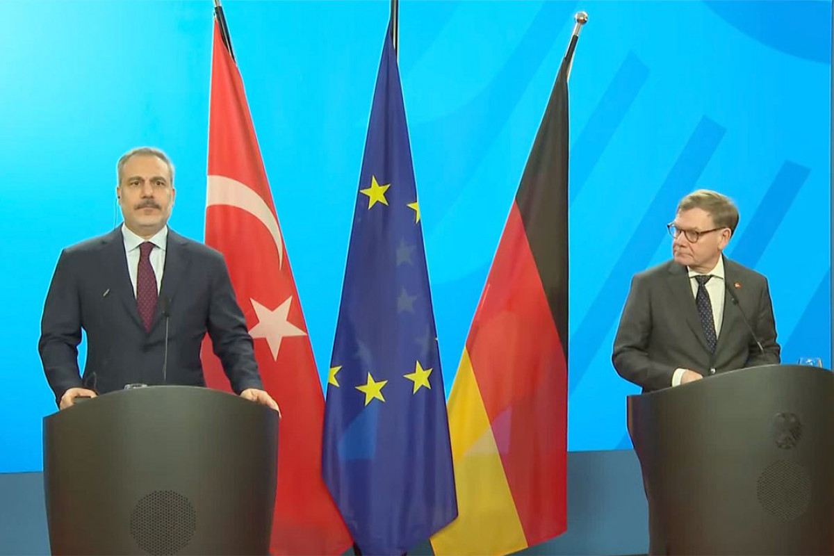 Türkiyə və Almaniya XİN rəhbərləri Hakan Fidan və Yohannes Vadeful
