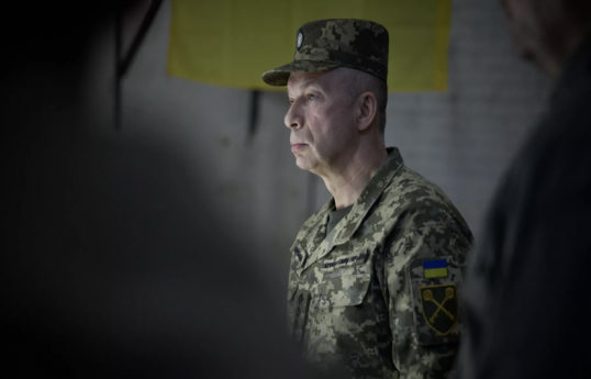 Ukrayna Silahlı Qüvvələrinin Baş Komandanı Aleksandr Sırski