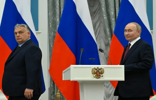 Macarıstan Baş naziri Viktor Orban, Rusiya prezidenti Vladimir Putin