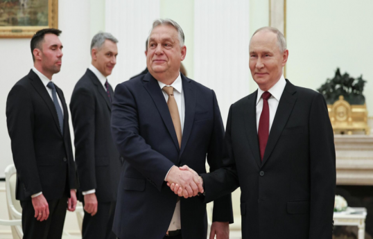 Orban: Putinlə danışıqlar böyük razılaşmalar üçün imkan yaratdı