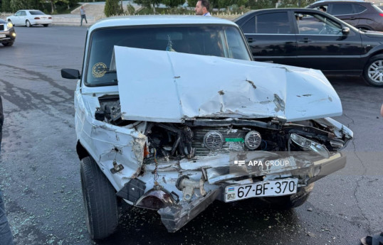 Naxçıvanda zəncirvarı qəza olub, 4 nəfər xəsarət alıb - FOTO 
