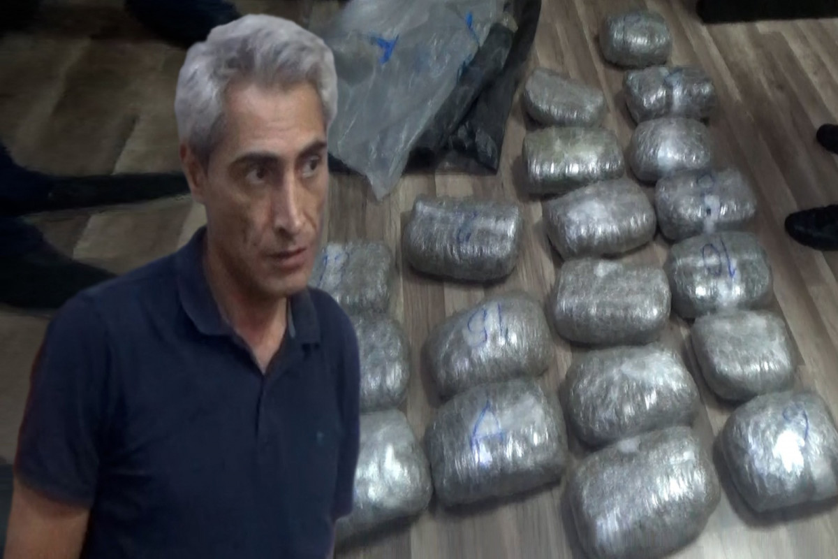 Bakıda iranlı narkotacirlərlə əlbir olan şəxsdə 20 kq narkotik aşkarlanıb - VİDEO 