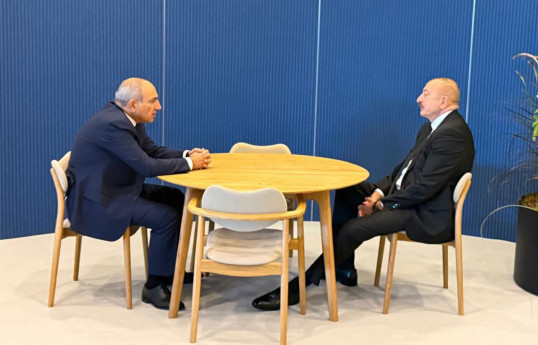 Azərbaycan və Ermənistan liderləri Vaşinqton Bəyannaməsinin icrasını müzakirə ediblər - FOTO  - YENİLƏNİB 