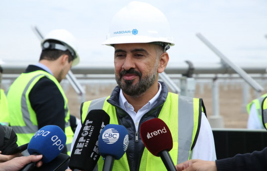 Masdar: İlk panelin quraşdırılması Biləsuvar GES layihəsi üçün mühüm mərhələdir