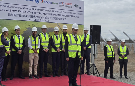 "Qaradağ" GES-da istehsal olunan elektrik enerjisinin həcmi 1 mlrd. kilovat/saata çatacaq