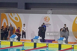 III MDB Oyunları: Azərbaycan üzgüçüsü qızıl medal qazanıb - FOTO 