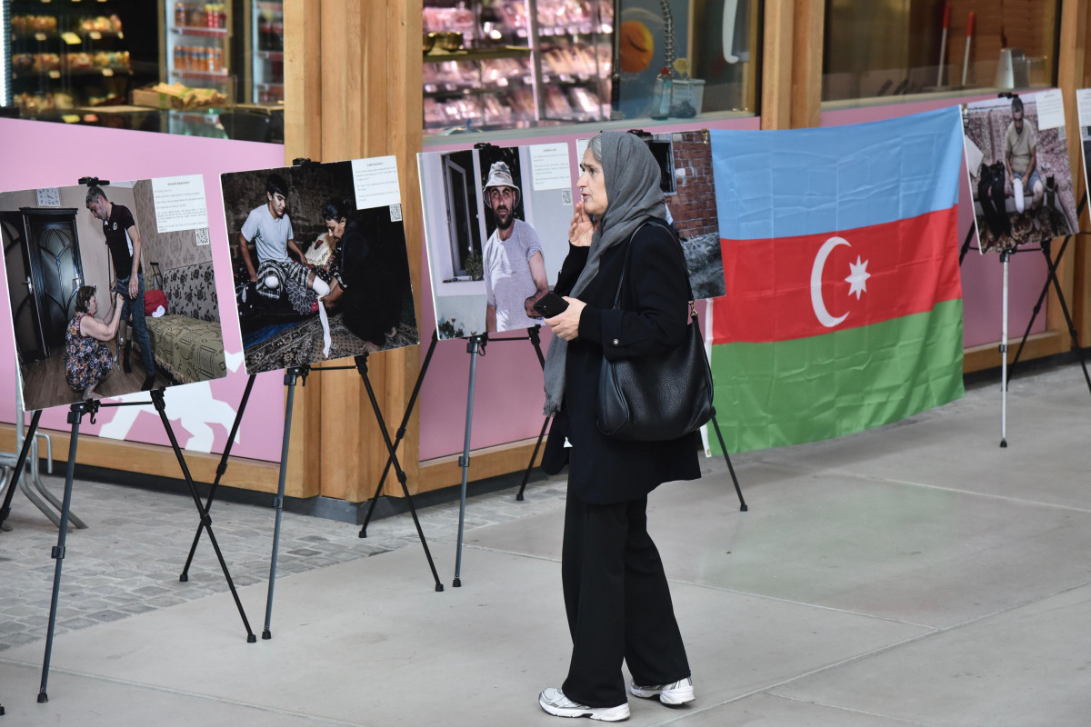 Avropada QHT xətti ilə Azərbaycanın mina probleminə dair sərgilər keçirilir - FOTO 