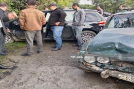 Şəkidə yol qəzasında 6 nəfər xəsarət alıb