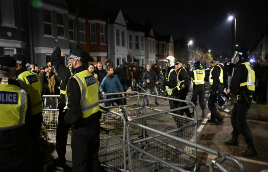 Londonda Fələstini dəstəkləyən mitinqdə 500-ə yaxın adam həbs edilib