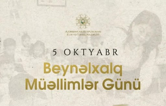 Nazir müəllimləri təbrik edib