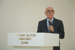 Firudin Qurbanov Qubada təhsil müəssisələrində olub