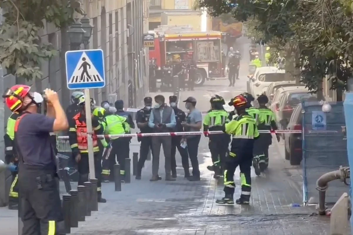 Madriddə bina uçub, 3 nəfər yaralanıb
