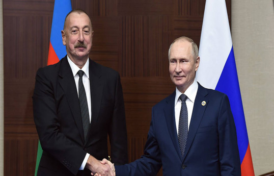 Prezident İlham Əliyev Putinə zəng edib