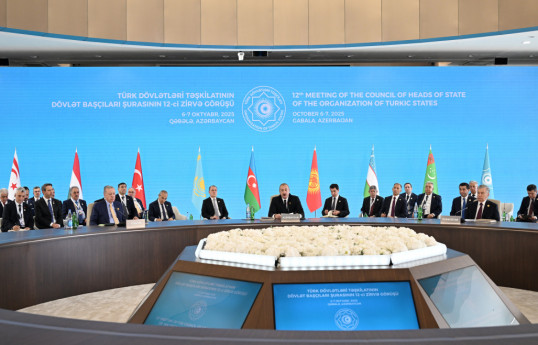 TDT Dövlət Başçıları Şurasının 12-ci Zirvə Görüşü keçirilib, Prezident çıxış edib - VİDEO  - YENİLƏNİB-5 
