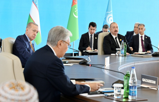 Qazaxıstan Prezidenti Xəzər dənizi ilə bağlı Türk dövlətlərinə çağırış edib