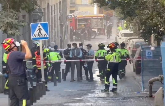 Madriddə bina uçub, 3 nəfər yaralanıb