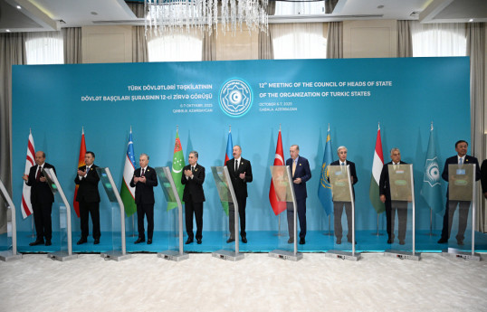 Türkmənistanın Füzulidə tikəcəyi məscidin onlayn formatda təməli qoyulub - YENİLƏNİB-1  - FOTO 
