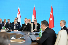TDT Dövlət Başçıları Şurasının 12-ci Zirvə Görüşü keçirilib, Prezident çıxış edib - VİDEO  - YENİLƏNİB-5 