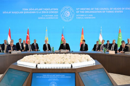 TDT Dövlət Başçıları Şurasının 12-ci Zirvə Görüşü keçirilib, Prezident çıxış edib - VİDEO  - YENİLƏNİB-5 