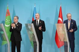 Türkmənistanın Füzulidə tikəcəyi məscidin onlayn formatda təməli qoyulub - YENİLƏNİB-1  - FOTO 