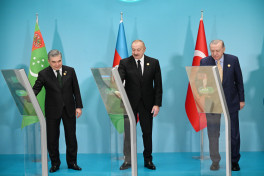 Türkmənistanın Füzulidə tikəcəyi məscidin onlayn formatda təməli qoyulub - YENİLƏNİB-1  - FOTO 