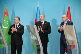Türkmənistanın Füzulidə tikəcəyi məscidin onlayn formatda təməli qoyulub - YENİLƏNİB-1  - FOTO 