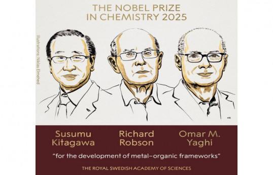 Kimya üzrə Nobel mükafatı laureatları məlum olub, biri fələstinəsillidir