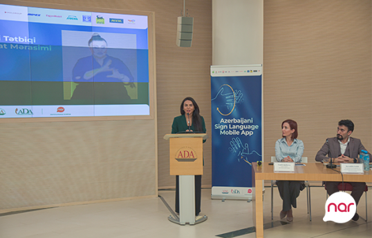 Azərbaycanda ilk jest dili mobil tətbiqi istifadəyə verilib - FOTO 
