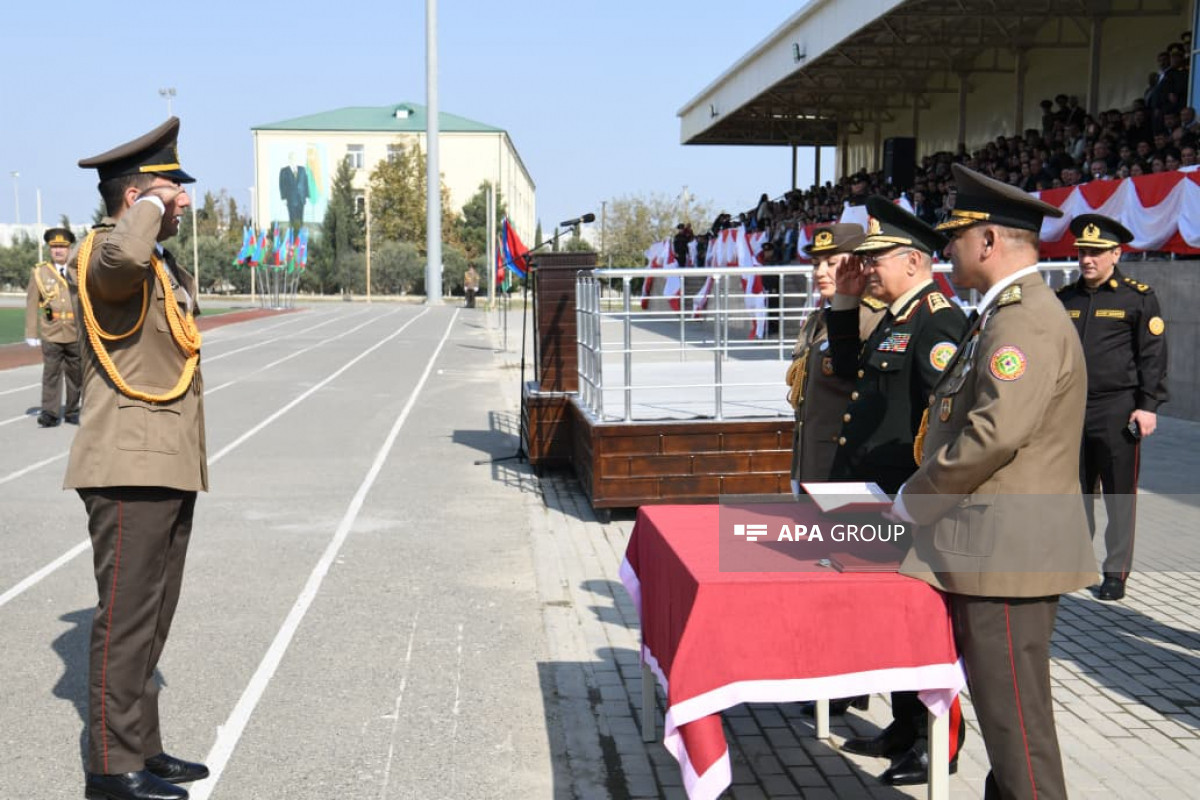 FHN Akademiyasında andiçmə və buraxılış mərasimi keçirilib - FOTO  - VİDEO 