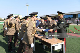 FHN Akademiyasında andiçmə və buraxılış mərasimi keçirilib - FOTO  - VİDEO 