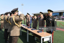 FHN Akademiyasında andiçmə və buraxılış mərasimi keçirilib - FOTO  - VİDEO 