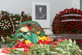 Xalq artisti Əminə Yusifqızı dəfn edilib - YENİLƏNİB-3  - FOTO  - VİDEO 