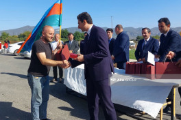 Növbəti köç karvanı Xocalının Ballıca və Təzəbinə kəndlərinə çatıb - FOTO  - YENİLƏNİB 