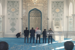 İtkinlərlə bağlı beynəlxalq konfrans iştirakçıları Zəngilan məscidində olublar- VİDEO  - FOTO  - YENİLƏNİB 