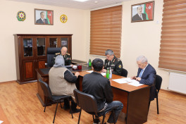 Kəmaləddin Heydərov Salyan şəhərində vətəndaşları qəbul edib