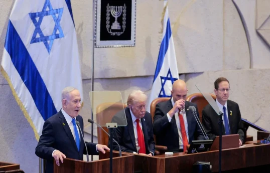 Netanyahu Trampın namizədliyini "İsrail" mükafatına irəli sürüb