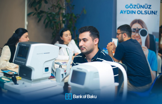 Bank of Baku-dan “Gözünüz aydın olsun!” şüarı ilə  sağlamlıq aksiyası