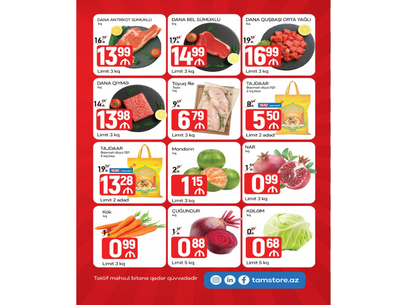 Tamstore bu məhsulların qiymətində ciddi dəyişiklik edib - SİYAHI 
