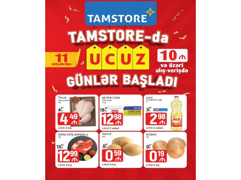 Tamstore bu məhsulların qiymətində ciddi dəyişiklik edib - SİYAHI 