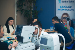Bank of Baku-dan “Gözünüz aydın olsun!” şüarı ilə  sağlamlıq aksiyası